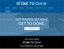 Tablet Screenshot of gettodone.com